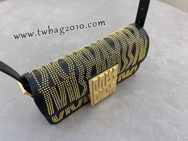 Dior专柜新款迪奥顶级原单黑色牛皮Miss Dior翻盖手袋肩背包 djfk1030